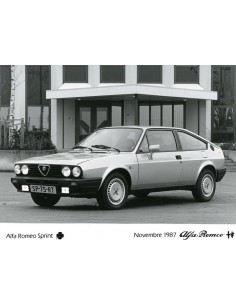 1987 ALFA ROMEO SPRINT PERSFOTO QV