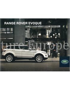 2012 RANGE ROVER EVOQUE BROCHURE DUITS
