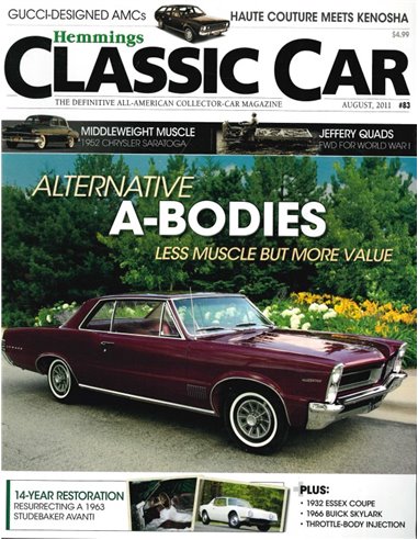2011 CLASSIC CAR MAGAZINE 83 ENGELS 
