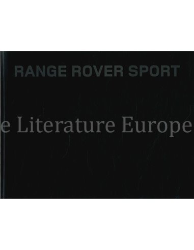 2008 RANGE ROVER SPORT PROSPEKT NIEDERLÄNDISCH