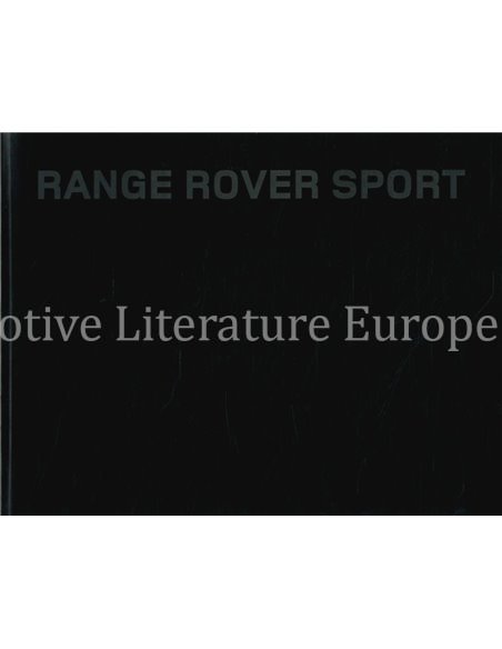 2008 RANGE ROVER SPORT PROSPEKT DEUTSCH