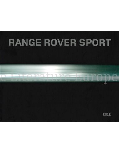 2012 RANGE ROVER SPORT BROCHURE NEDERLANDS