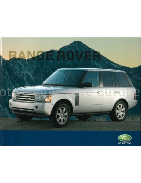 2010 RANGE ROVER BROCHURE DUTCH