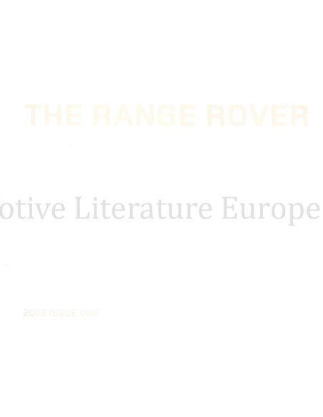 2010 RANGE ROVER BROCHURE ENGELS