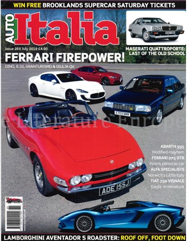 2018 AUTO ITALIA MAGAZINE 269 ENGLISH 