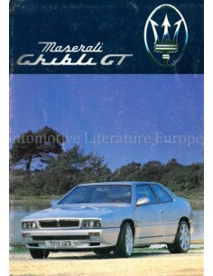 1996 MASERATI GHIBLI BROCHURE ENGELS
