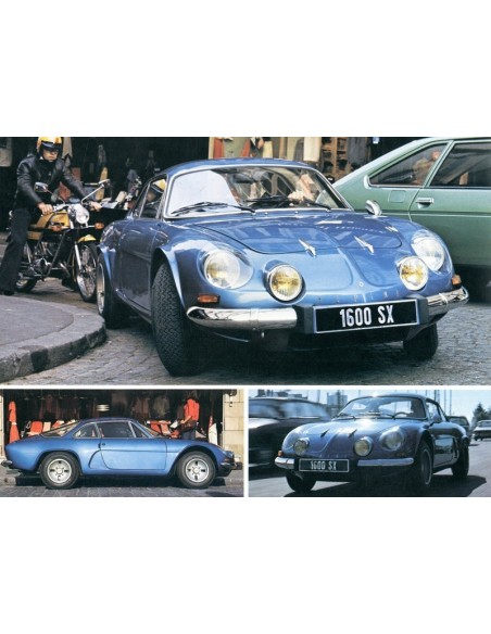 1976 ALPINE BERLINETTE BROCHURE DUITS