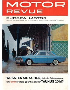 1964 MOTOR REVUE MAGAZINE 52 GERMAN