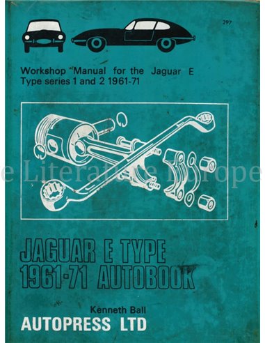 1961-1971 JAGUAR E-TYPE SERIES 1 | 2 REPAIR MANUAL ENGLISH