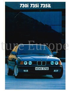 1986 BMW 7 SERIE BROCHURE NEDERLANDS