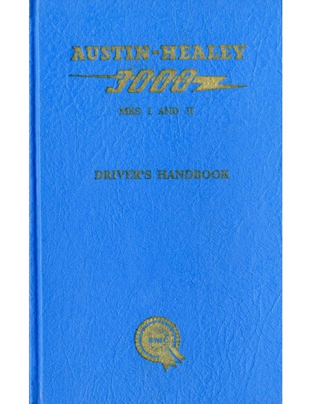 1962 AUSTIN HEALEY 3000 MKS I & II INSTRUCTIEBOEKJE ENGELS