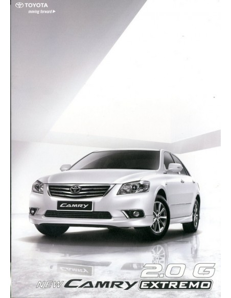 2009 TOYOTA CAMRY 2.0G EXTREMO BROCHURE THAIS