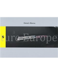 2022 FERRARI 296 GTS OWNERS MANUAL ENGLISH