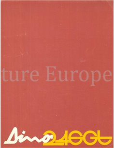1972 FERRARI DINO 246 GT BROCHURE 66/72