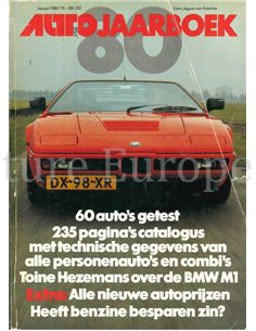 1980 AUTOVISIE JAARBOEK NEDERLANDS
