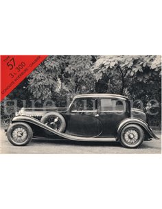 1939 BUGATTI LA 3 LITRES 300 TYPE 57 BROCHURE FRANS 2