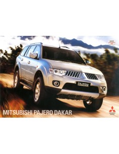 2011 MITSUBISHI PAJERO DAKAR BROCHURE PORTUGEES