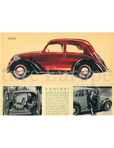 1937 FIAT BALILLA BROCHURE DUTCH 2