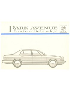 1992 BUICK PARK AVENUE INSTRUCTIEBOEKJE NEDERLANDS