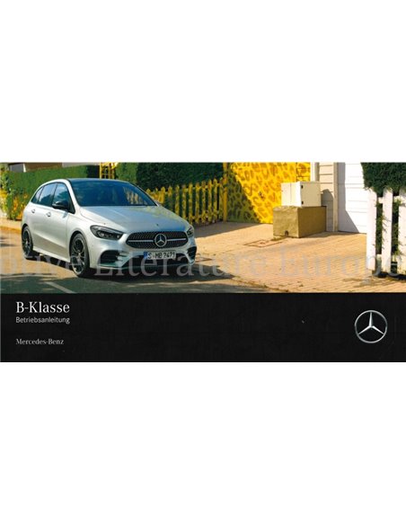 2020 MERCEDES BENZ B KLASSE INSTRUCTIEBOEKJE DUITS