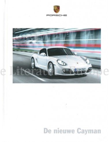 2009 PORSCHE CAYMAN S HARDBACK BROCHURE GERMAN