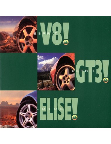 1995 LOTUS ELISE & ESPRIT BROCHURE ENGELS
