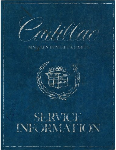 1980 CADILLAC ELDORADO | SEVILLE WERKSTATTEHANDBUCH ENGLISCH