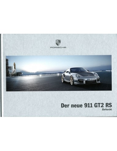 2010 PORSCHE 911 GT2 RS HARDCOVER BROCHURE DUITS
