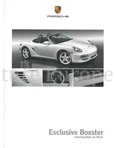 2009 PORSCHE BOXSTER EXCLUSIVE HARDBACK BROCHURE GERMAN