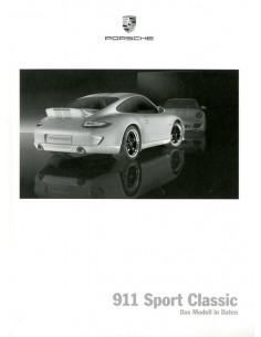 2009 PORSCHE 911 SPORT CLASSIC BROCHURE DUITS 2