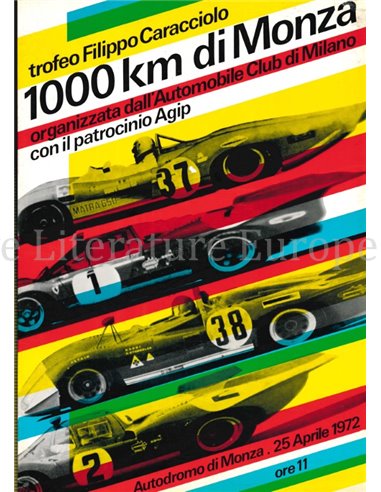1000 KM DI MONZA, TROFEO FILIPPO CARACCIOLO, 25 APRIL 1972