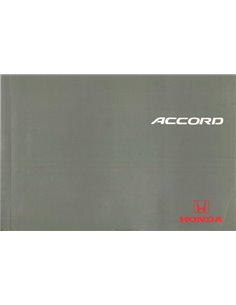 1999 HONDA ACCORD BETRIEBSANLEITUNG NIEDERLÄNDISCH