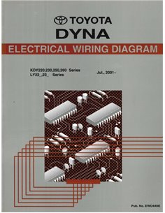 2001 TOYOTA DYNA ELECTRISCHE SCHEMA WERKPLAATSHANDBOEK MULTI