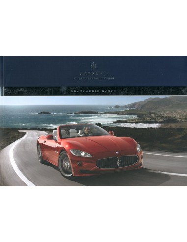 2011 MASERATI GRANCABRIO & SPORT BROCHURE ENGELS