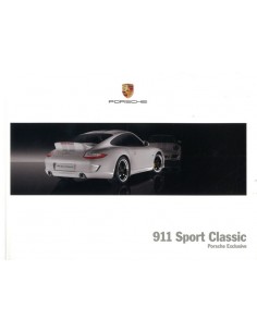 2010 PORSCHE 911 SPORT CLASSIC BROCHURE NEDERLANDS
