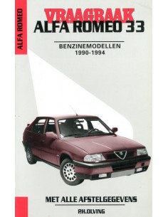 1990 - 1994 ALFA ROMEO 33 BENZINE VRAAGBAAK NEDERLANDS