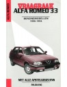 1990 - 1994 ALFA ROMEO 33 PETROL REPAIR MANUAL DUTCH