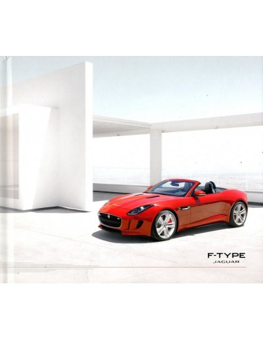 2012 JAGUAR F TYPE MEDIA HARDCOVER BROCHURE ENGELS
