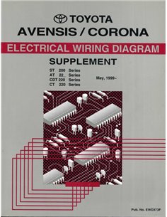 1999 TOYOTA AVENSIS | CORONA ELECTRICAL WIRING (SUPPLEMENT) DIAGRAM MULTI