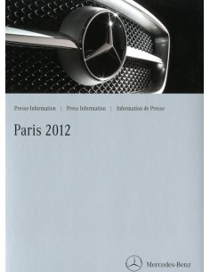 2012 MERCEDES BENZ PROGRAMMA PERSMAP PARIJS DUITS