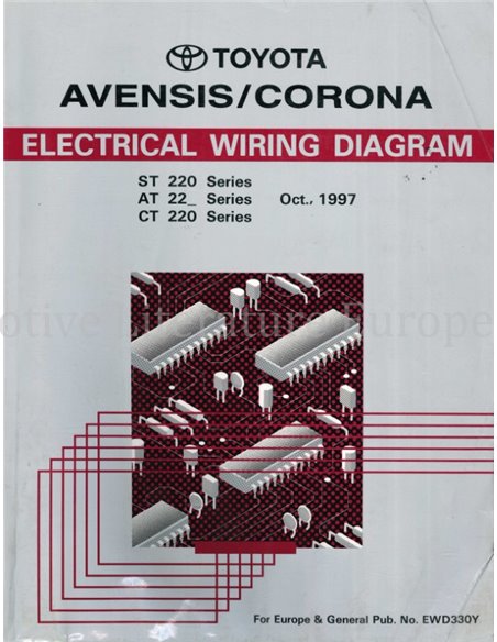 1997 TOYOTA AVENSIS | CORONA ELECTRISCHE SCHEMA WERKPLAATSHANDBOEK MULTI