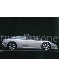 1992 BUGATTI EB110 SPORT LEAFLET ENGLISH