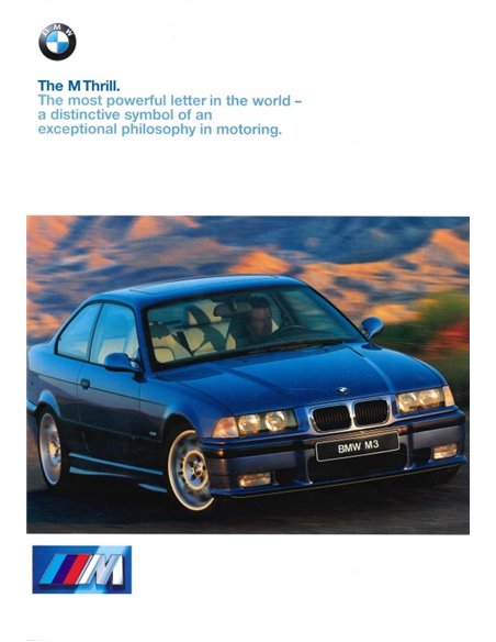 1998 BMW M RANGE BROCHURE ENGLISH