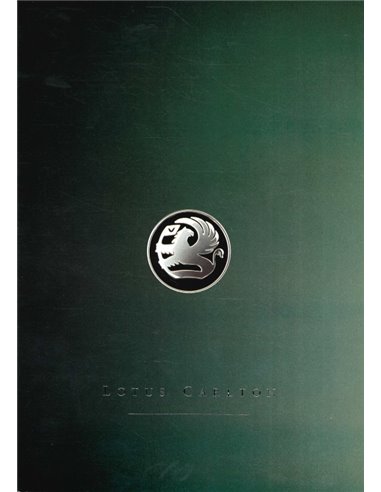 1990 LOTUS CARLTON BROCHURE ENGLISH
