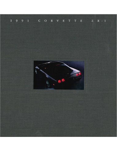 1991 CHEVROLET CORVETTE ZR1 BROCHURE ENGLISH (USA)