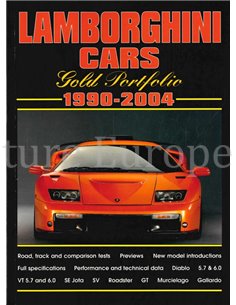 LAMBORGHINI CARS GOLD PORTFOLIO 1990 - 2004 (BROOKLANDS)