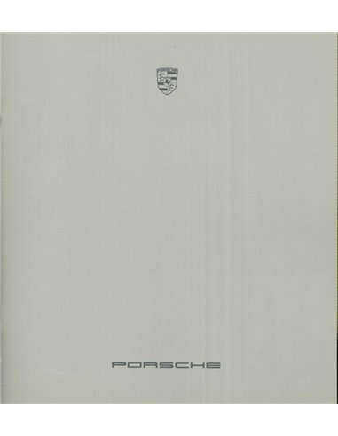 1986 PORSCHE RANGE BROCHURE GERMAN