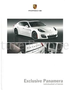2012 PORSCHE PANAMERA EXCLUSIVE HARDBACK BROCHURE DUTCH
