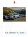 2012 PORSCHE 911 TURBO & S HARDCOVER BROCHURE DUITS