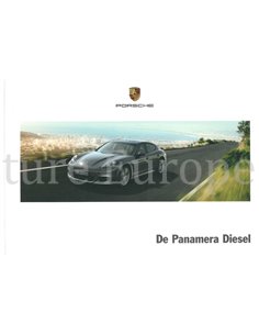 2015 PORSCHE PANAMERA DIESEL HARDCOVER BROCHURE NEDERLANDS